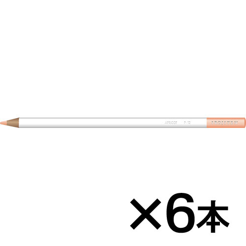 【トンボ鉛筆】色鉛筆　色辞典単色Ｐ１２　１セット（６本入） （杏色　（あんずいろ））/CI-RP12