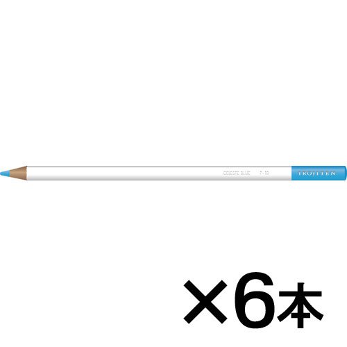 【トンボ鉛筆】色鉛筆　色辞典単色Ｐ１８　１セット（６本入） （天色　（あまいろ））/CI-RP18