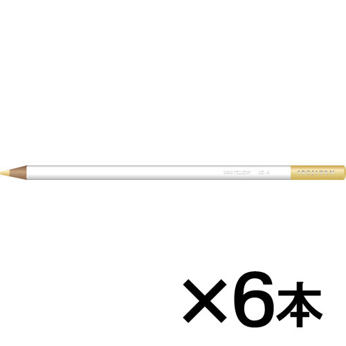 【トンボ鉛筆】色鉛筆　色辞典単色ＬＧ４　１セット（６本入） （蜜蝋色　（みつろういろ））/CI-RLG4