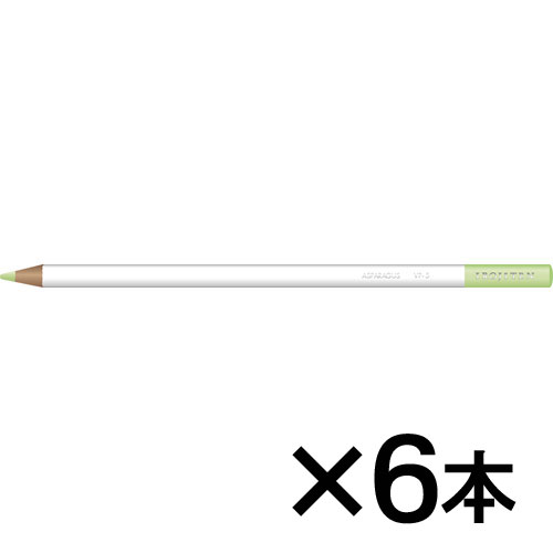 【トンボ鉛筆】色鉛筆　色辞典単色ＶＰ５　１セット（６本入） （アスパラガス）/CI-RVP5