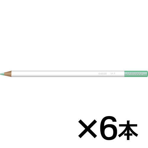 【トンボ鉛筆】色鉛筆　色辞典単色ＶＰ７　１セット（６本入） （秘色　（ひそく））/CI-RVP7