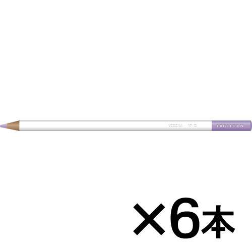 【トンボ鉛筆】色鉛筆　色辞典単色ＶＰ１０　１セット（６本入） （美女桜　（びじょざくら））/CI-RVP10