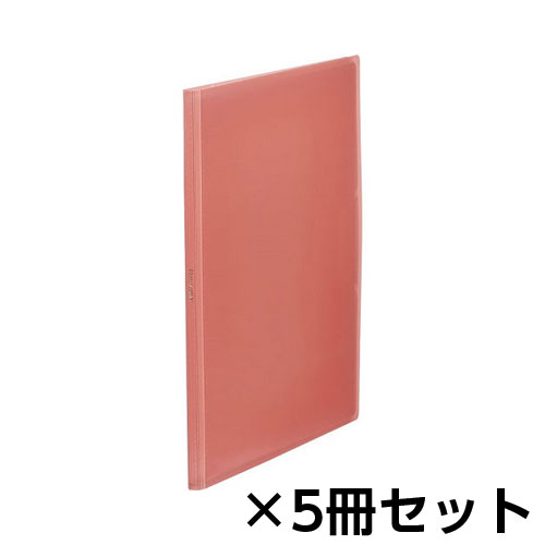 【キングジム】ルーズリーフイン　ホルダータイプ　１セット（５冊） （ピンク）/435Tヒン